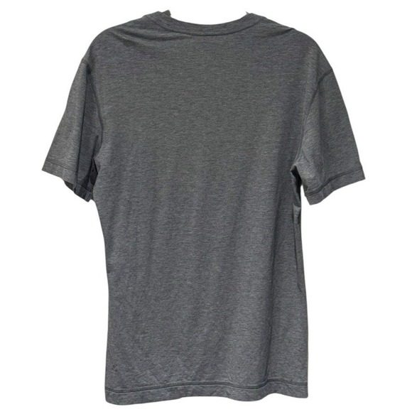 Lululemon Basic Men's Everyday Comfortable Pima Cotton T-Shirt Gray Size Medium - Picture 2 of 4